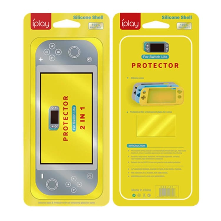IPLAY Silicone Protective Case with Screen Protector for Switch Lite 5 Iplay Silicone Protective Case With Screen Protector For Switch Lite - Image 5