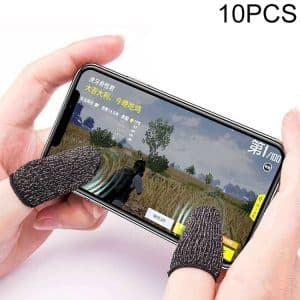 10 PCS Non-slip Finger Covers for Mobile Game Touch Screen - Sweat-proof, Conductive Fibers