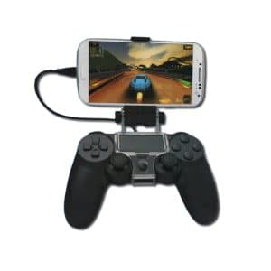 DOBE Smartphone Clamp Holder for Sony PS4 Controller, Up to 6" Phones
