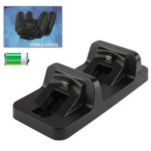 DOBE Dual Charger Dock for PS4 Wireless Controller (TP4-002), Black