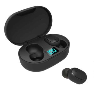 Wireless E6S Earbuds with Bluetooth 5.3, LED Display, Waterproof