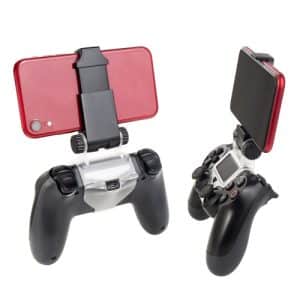 DOBE Adjustable Mobile Phone Holder for PS4 Controller - Keep your phone in view