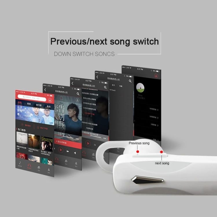 Wireless Bluetooth Headset V4.1 for Xiaomi & Samsung - Clear Calls, Comfort Fit 6 Wireless Bluetooth Headset V4.1 For Xiaomi &Amp; Samsung - Clear Calls, Comfort Fit - Image 6