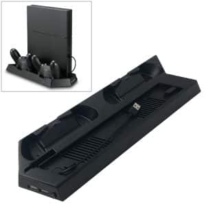 KJH PSLIM-03 Ultra-thin Cooling Fan & Charger for PS4 Console