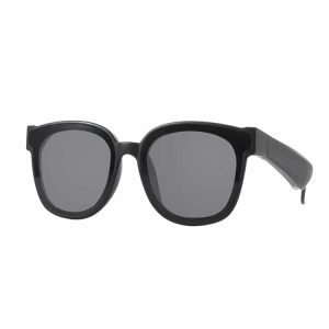 A13 Smart Audio Sunglasses with Bluetooth – Dark Gray/Green, Hands-Free Sound