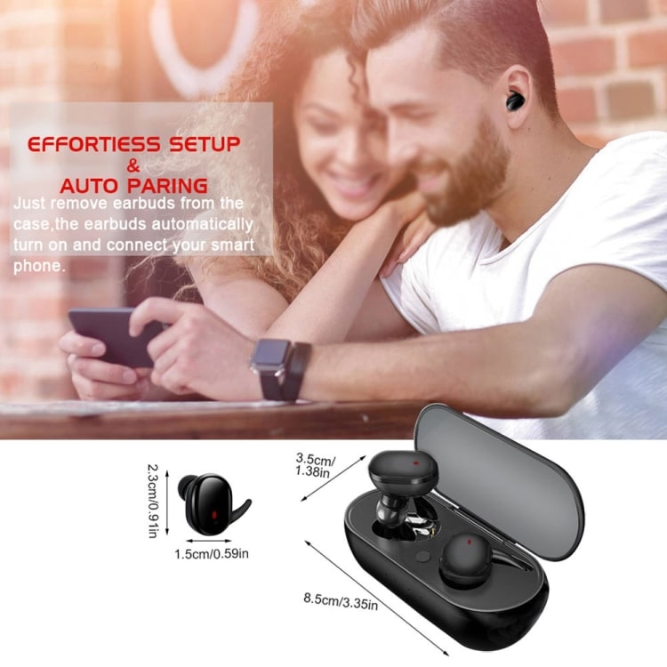 Y30 Bluetooth 5.0 Headset with Digital Display - Wireless In-Ear Sound Excellence 2 Y30 Bluetooth 5.0 Headset With Digital Display - Wireless In-Ear Sound Excellence - Image 2