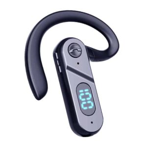 V28 Bluetooth Headset with Digital Display & Voice Control - Stay Connected!