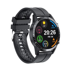 I9 Smartwatch: Heart Rate & Blood Pressure Monitor - Silver Steel