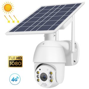 Solar 1080P HD 4G Camera with PIR+Radar Alarm, Night Vision, Two-Way Audio