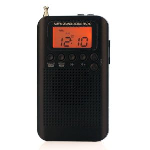 Mini Portable FM + AM Radio with Loudspeaker - Clear Sound Anywhere!
