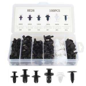 100-Piece Set: Universal Car Plastic Fasteners & Rivet Clips for Effortless Repairs