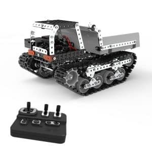 MoFun 2.4G RC Dump Truck 10-Ch Kids DIY Stainless Steel Toy