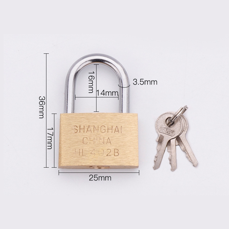 Copper Small Padlock - Short Lock Beam, 25mm Secure Locking Mechanism • General Public 2 Copper Small Padlock - Short Lock Beam, 25Mm Secure Locking Mechanism • General Public - Image 2