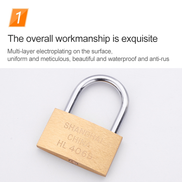 Copper Small Padlock - Short Lock Beam, 25mm Secure Locking Mechanism • General Public 4 Copper Small Padlock - Short Lock Beam, 25Mm Secure Locking Mechanism • General Public - Image 4