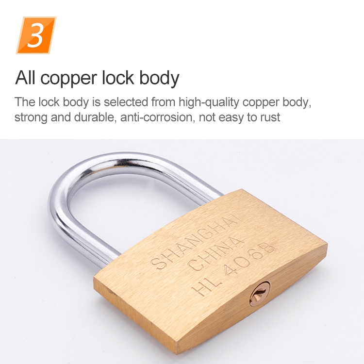 Copper Small Padlock - Short Lock Beam, 25mm Secure Locking Mechanism • General Public 6 Copper Small Padlock - Short Lock Beam, 25Mm Secure Locking Mechanism • General Public - Image 6