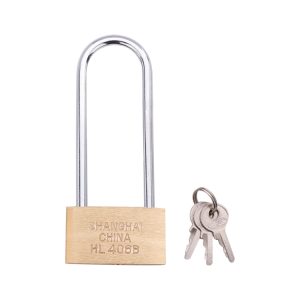 Copper Small Padlock - Long Lock Beam, 60mm Open - Secure Your Belongings