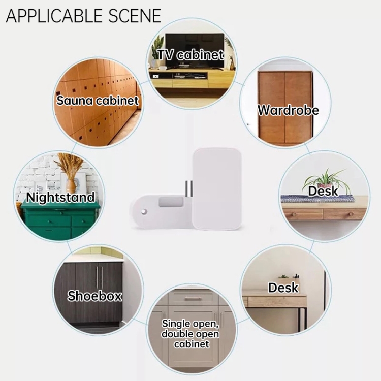 Smart Drawer Lock with Bluetooth & Tuya APP - Remote Control Unlocking 12 Smart Drawer Lock With Bluetooth &Amp; Tuya App - Remote Control Unlocking - Image 12