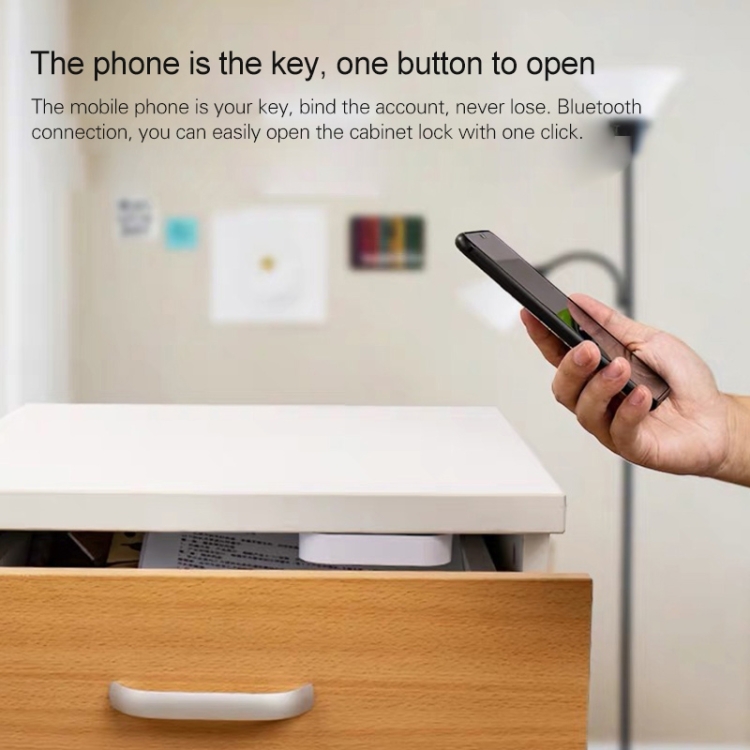Smart Drawer Lock with Bluetooth & Tuya APP - Remote Control Unlocking 6 Smart Drawer Lock With Bluetooth &Amp; Tuya App - Remote Control Unlocking - Image 6