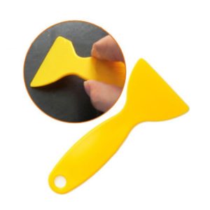 100 PCS Yellow Plastic Car Film Tools • Scraper Accessories