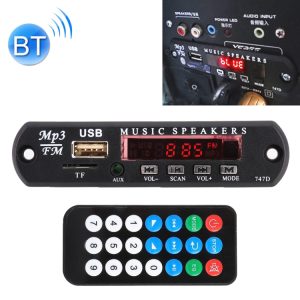 Car Bluetooth MP3 Player Board FM Radio TF USB AUX 12V Audio Decoder