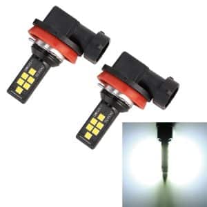 2 PCS H11 DC9-16V Fog Light 6000K 320LM 12LEDs SMD-ZH3030 Constant Current