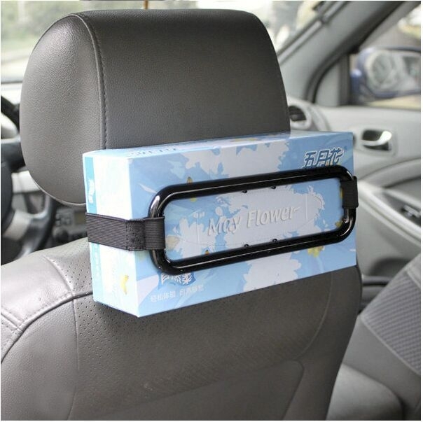 YQ-098 Car Hanging Tissue Box Holder in Black - Keep Your Vehicle Neat and Organized 1 Yq-098 Car Hanging Tissue Box Holder In Black - Keep Your Vehicle Neat And Organized