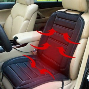 12V Electric Heated Car Seat Cushion for Winter - Stay Warm on the Go!