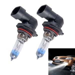 2 PCS 9006 Halogen Head Lamp, 12V 55W 1700 LM, 4300K Warm White Light