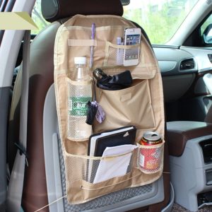 Car Seat Back Organizer: Storage Solution for Drinks, Phones, and More