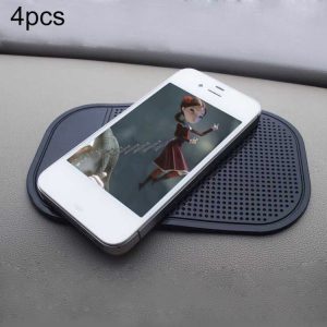 Car Anti-Slip Mat Sticky Pad for Phone/GPS/MP4/MP3 - Set of 4