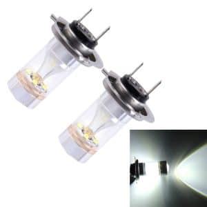 2 PCS H7 30W 350 LM 6000K Car Fog Light Bulbs - Bright White Light, DC 12V