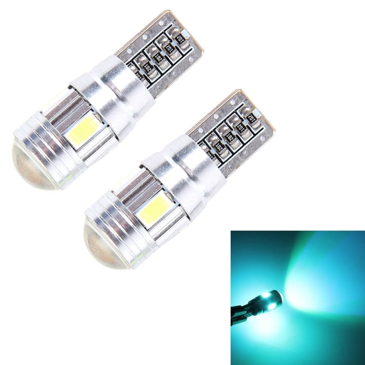 2PCS T10 3W Ice Blue LED Canbus Car Clearance Lights, Error-Free, Durable DC 12V 1 2Pcs T10 3W Ice Blue Led Canbus Car Clearance Lights, Error-Free, Durable Dc 12V