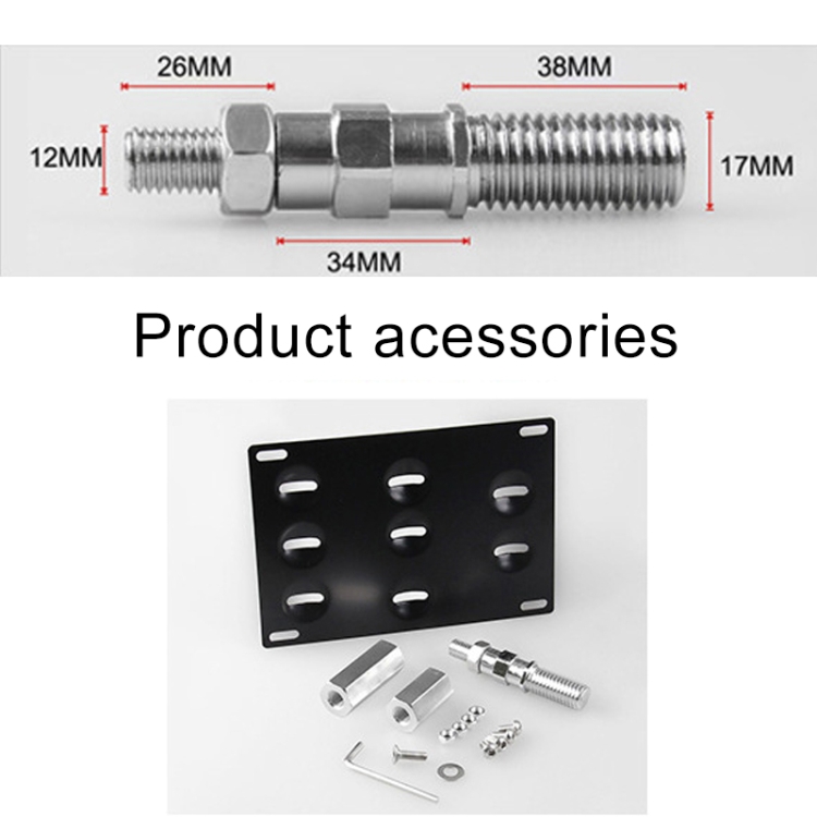 Universal Front Bumper Tow Hook Mount for Mazda/Lexus - Easy Installation 4 Universal Front Bumper Tow Hook Mount For Mazda/Lexus - Easy Installation - Image 4