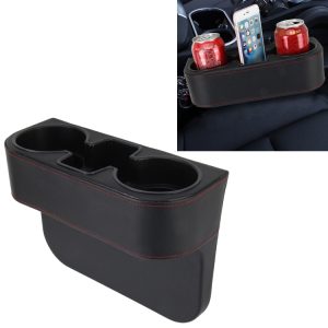 Car Seat Crevice Storage Box Cup Holder Organizer for Phone Pad Card Coin, Auto Accessories