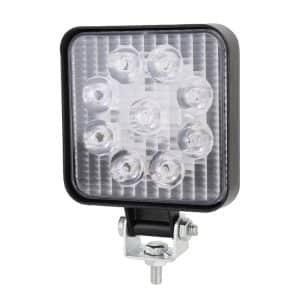 27W 2500LM Waterproof LED Car Work Light - Adjustable Spot, Emergency Vehicle Bulbs