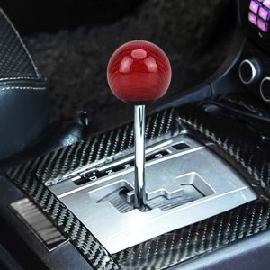 Carbon Fiber Ball Gear Shift Knob for Universal Vehicle Car – Manual/Automatic