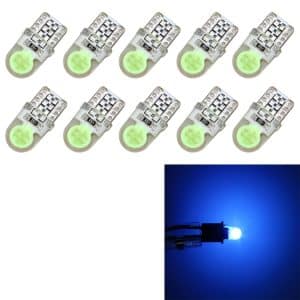 10PCS T10 W5W 12V LED Car Clearance Lights with Decoder - Bright 60LM Marker Lamps