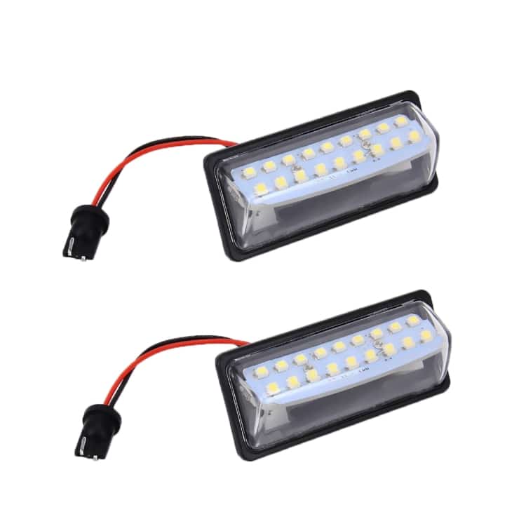 2PCS LED License Plate Light 18-SMD Bulbs for Nissan Teana 03 Sylphy 2008 Sunny 2001-2006 2 2Pcs Led License Plate Light 18-Smd Bulbs For Nissan Teana 03 Sylphy 2008 Sunny 2001-2006 - Image 2