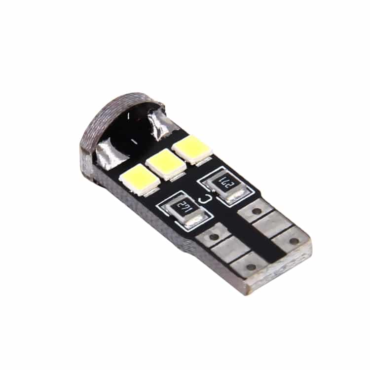 2 PCS T10 1.5W LED Bulbs, 6000K 90LM Car Reading Lamp, 9 SMD-3528, DC 12V 3 2 Pcs T10 1.5W Led Bulbs, 6000K 90Lm Car Reading Lamp, 9 Smd-3528, Dc 12V - Image 3