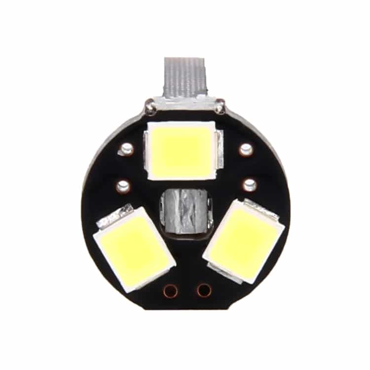 2 PCS T10 1.5W LED Bulbs, 6000K 90LM Car Reading Lamp, 9 SMD-3528, DC 12V 5 2 Pcs T10 1.5W Led Bulbs, 6000K 90Lm Car Reading Lamp, 9 Smd-3528, Dc 12V - Image 5