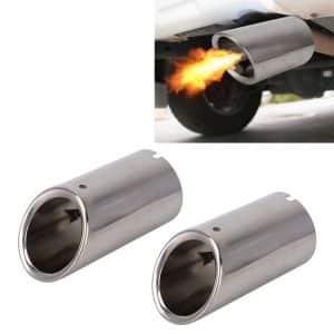 VW Volkswagen 1.4T Exhaust Tail Muffler Tip - Stainless Steel, Set of 2 • Car Styling