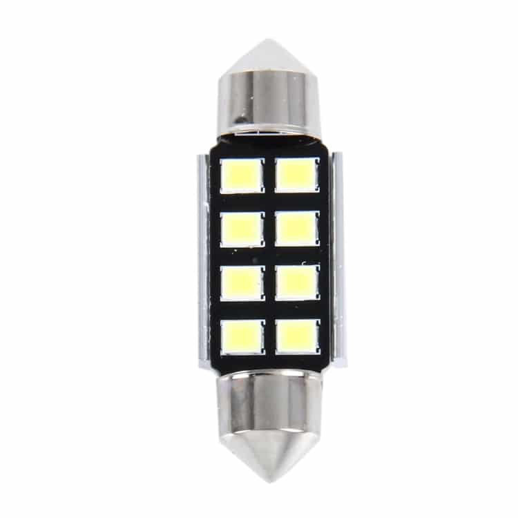2 PCS 3W 200 LM 6000K Car Dome Lamp LED Reading Light, 36MM, 8 SMD-2835 LEDs • DC 12V 2 2 Pcs 3W 200 Lm 6000K Car Dome Lamp Led Reading Light, 36Mm, 8 Smd-2835 Leds • Dc 12V - Image 2