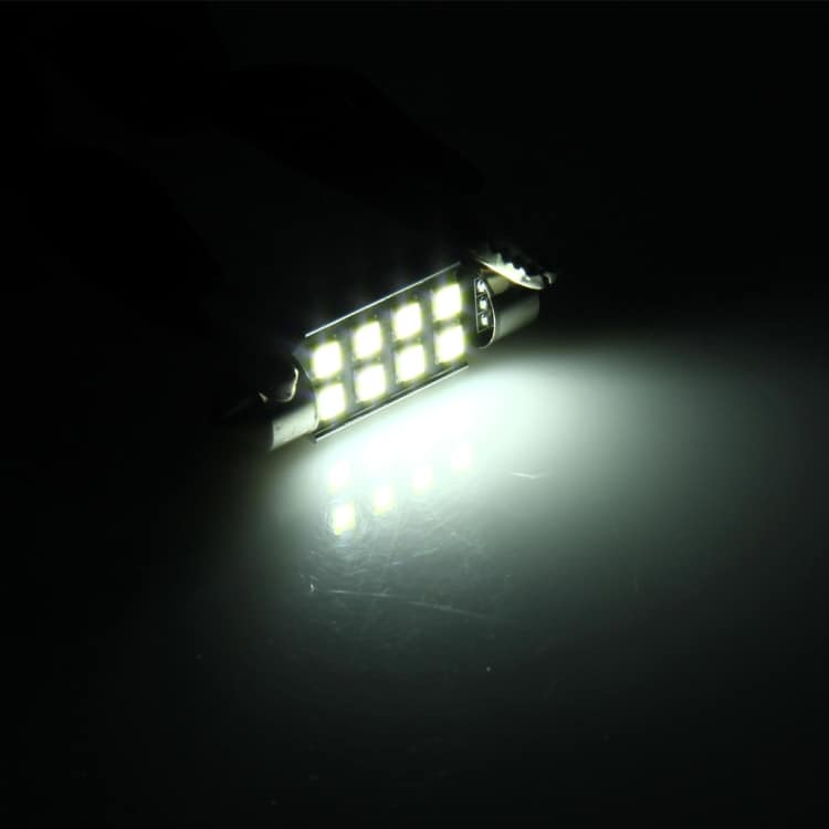2 PCS 3W 200 LM 6000K Car Dome Lamp LED Reading Light, 36MM, 8 SMD-2835 LEDs • DC 12V 6 2 Pcs 3W 200 Lm 6000K Car Dome Lamp Led Reading Light, 36Mm, 8 Smd-2835 Leds • Dc 12V - Image 6