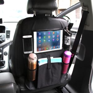 Car Seat Back Multi-Pocket Travel Storage Bag for iPad & Goods