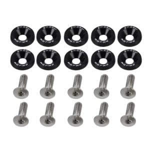 10-Piece 19mm Car Stainless Steel Screw Gaskets Bodywork Bolts Kit