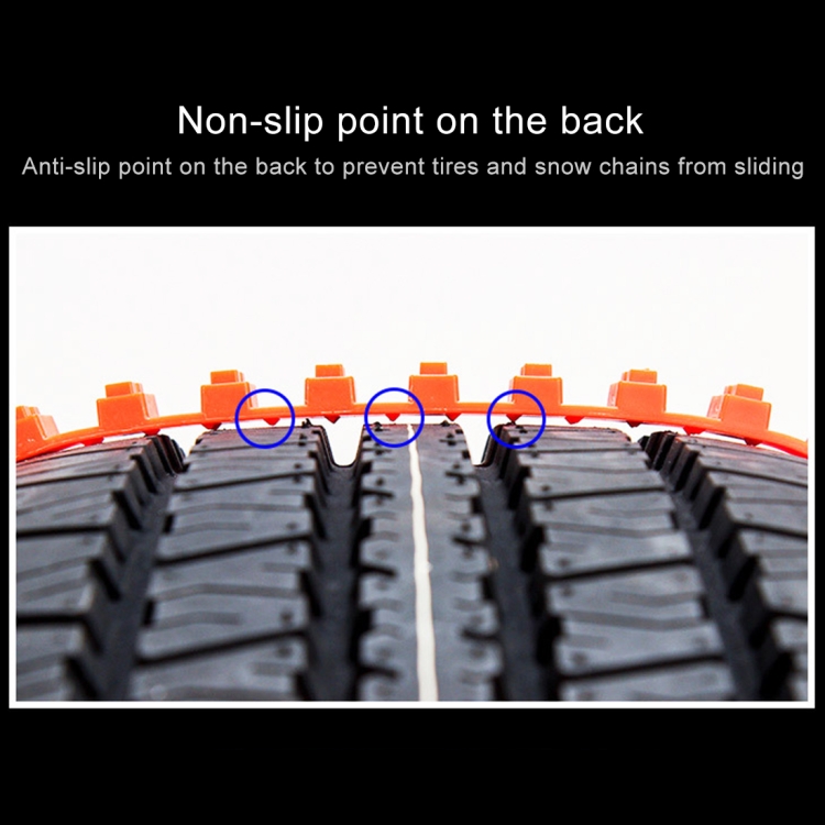 10PCS Car Tire Emergency Anti-slip Chains - Ultimate Grip for Any Terrain 6 10Pcs Car Tire Emergency Anti-Slip Chains - Ultimate Grip For Any Terrain - Image 6