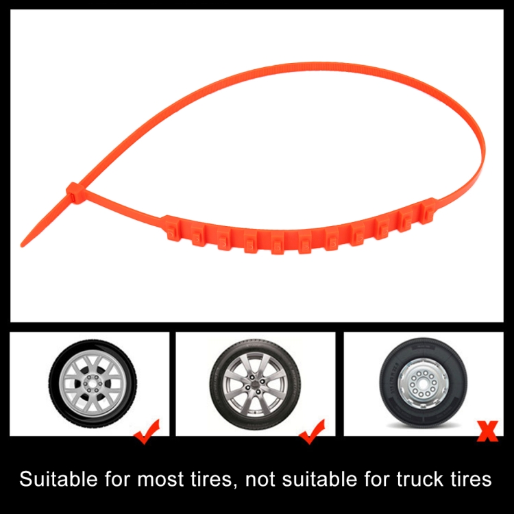 10PCS Car Tire Emergency Anti-slip Chains - Ultimate Grip for Any Terrain 8 10Pcs Car Tire Emergency Anti-Slip Chains - Ultimate Grip For Any Terrain - Image 8
