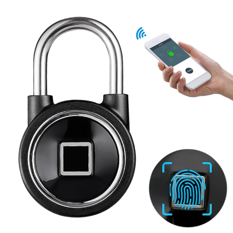 Smart Waterproof Bluetooth Fingerprint Padlock for iOS/Android - Remote Unlocking 1 Smart Waterproof Bluetooth Fingerprint Padlock For Ios/Android - Remote Unlocking
