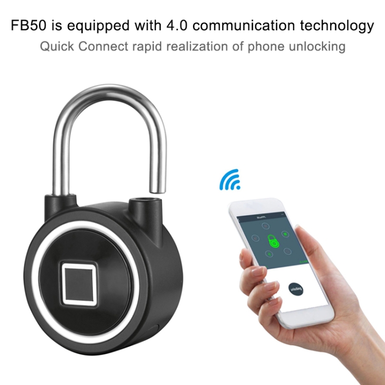 Smart Waterproof Bluetooth Fingerprint Padlock for iOS/Android - Remote Unlocking 7 Smart Waterproof Bluetooth Fingerprint Padlock For Ios/Android - Remote Unlocking - Image 7