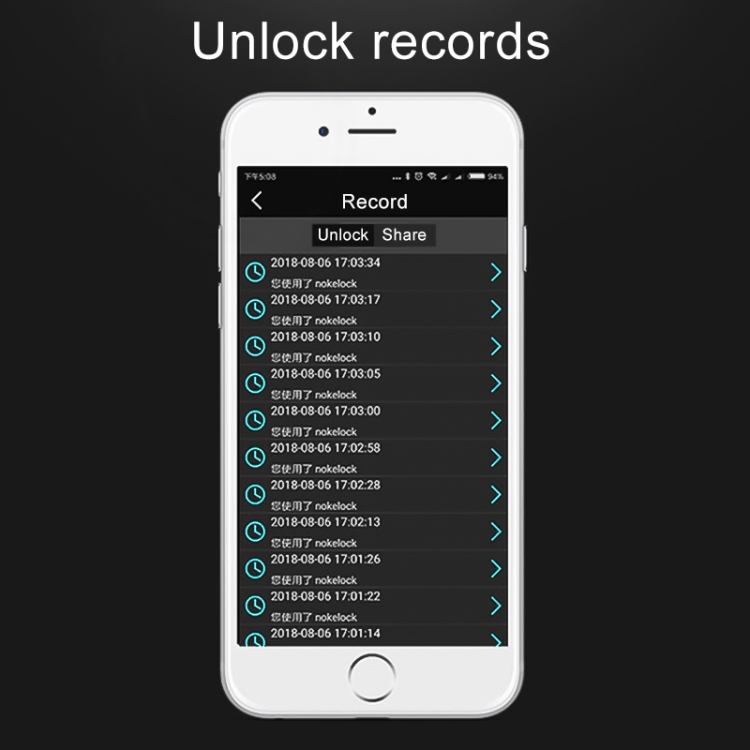 Smart Waterproof Bluetooth Fingerprint Padlock for iOS/Android - Remote Unlocking 10 Smart Waterproof Bluetooth Fingerprint Padlock For Ios/Android - Remote Unlocking - Image 10